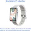 Frgnie Protector de pantalla compatible con reloj inteligente SHANG WING L2 (6 unidades) HD flexible TPU protector de pantalla para reloj de fitness Lynn2 - Image 6