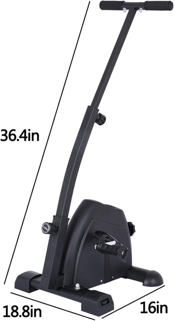 AMAZOM Mini Stepper Fitness Cardio Exercise Trainer, Twist Stepper Step Machine con Barra de manija y Monitor LCD, Fitness Stair Stepper para Mujeres y Hombres - Image 8