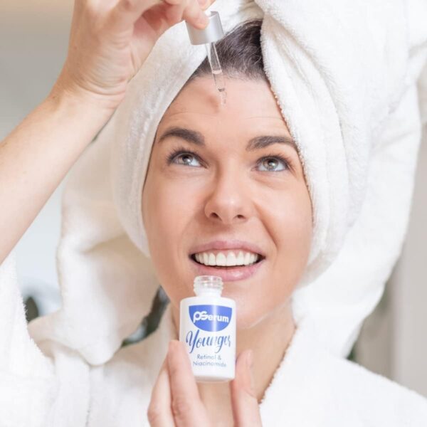 Sérum facial con Retinol al 1% & Niacinamida al 10% - Cuidado antiedad que reduce las arrugas y manchas del rostro - 30ml SERUM YOUNGER - Image 9
