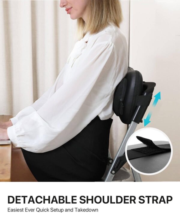 ALLJOY Cojín Masajeador Cervical y Espalda, Masaje Shiatsu Cuello Lumbar con Calor, Masajeador Electrico 3 Niveles con 4 Nodos Rotación 3D, Regalos para Mujeres Hombres para Coche Hogar Oficina - Image 8