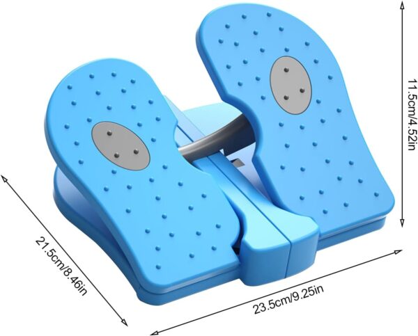 Foot Stepper Machine,Mini Stepper Exercise Steps Foot Stepper Machine Exercise Device Under Desk Household Stepper Equipment Fitness Equipment for Home Office Gym - Image 3