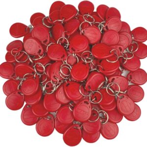 FST 100pcs EM 125KHz EM4100 Llaveros Tarjetas Control Acceso RFID Proximidad Lla...