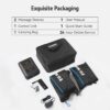 FIT KING Inalámbrico Masajeador de Piernas, Botas Presoterapia para Piernas Recargable Masajeador para el Dolor y la Circulación Sistema de Recuperación Rápida Relajación Post-Entrenamiento(Medio) - Image 7