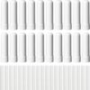 FEQDWOX 20 Piezas Inhaladores Nasales, Buena Higroscopicidad, Rellenables para Aromaterapia, Tubos de Aceite Esencial, Varillas Vacías Aromáticas con 20 Mechas de Algodón