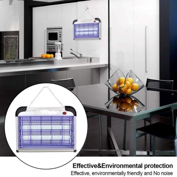 Exterminador de Insectos Voladores - Potente Zapper Eléctrico 2800V, Luz Atractiva 20W, Protección Total para el Hogar - Image 4