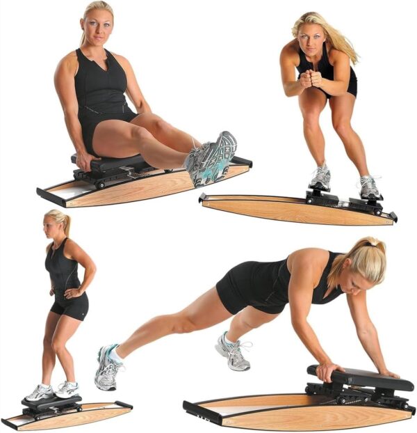 Máquina de ejercicio de esquí,máquina de esquí simulada for interiores con bastones y tapetes de esquí,elíptica 3D,equipo de ejercicio esquí,juego herramientas entrenamiento fuerza y ​​equilibrio - Image 7