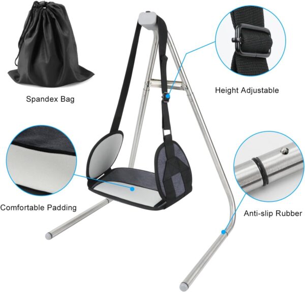 Hamaca de Cabeza Portátil, Hamaca Relajante Masajeador Colgando Portátil Relajación de Cuello y Alivio del Dolor Herramientas, para los Trabajadores de Oficina, Conductores - Image 3