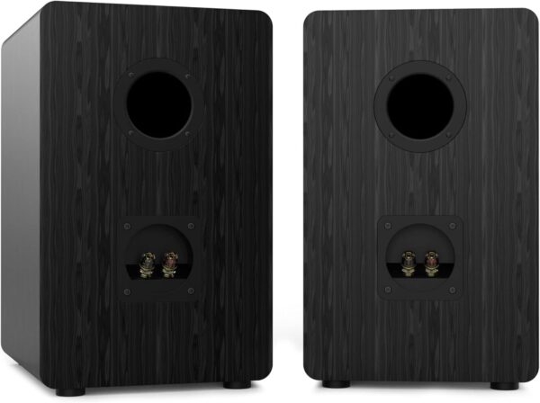 Wiibo Vintage 6 Black - Altavoces HiFi de Estantería - Potencia de 100W - Altavoces de 3 Vías - Rejilla Extraíble - Tweeter de 2", Squawker de 3" y Woofer de 5" - Sonido Envolvente - Image 6