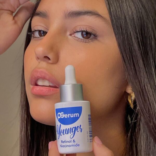 Sérum facial con Retinol al 1% & Niacinamida al 10% - Cuidado antiedad que reduce las arrugas y manchas del rostro - 30ml SERUM YOUNGER - Image 8
