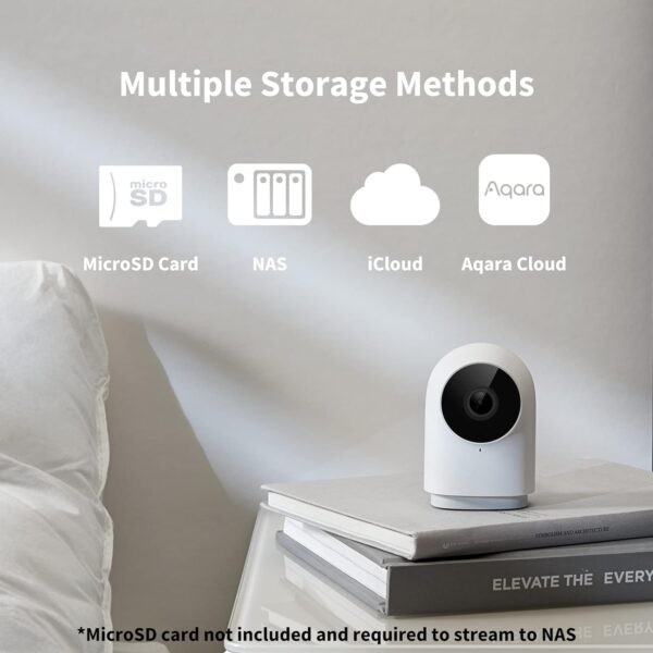 Aqara Cámara Hub Interior G2H Pro, 1080p HD de Cámara de HomeKit, Visión Nocturna, Audio Bidireccional, Zigbee Hub, Cámara Enchufable Compatible con Alexa, HomeKit, Google Assistant e IFTTT - Image 6