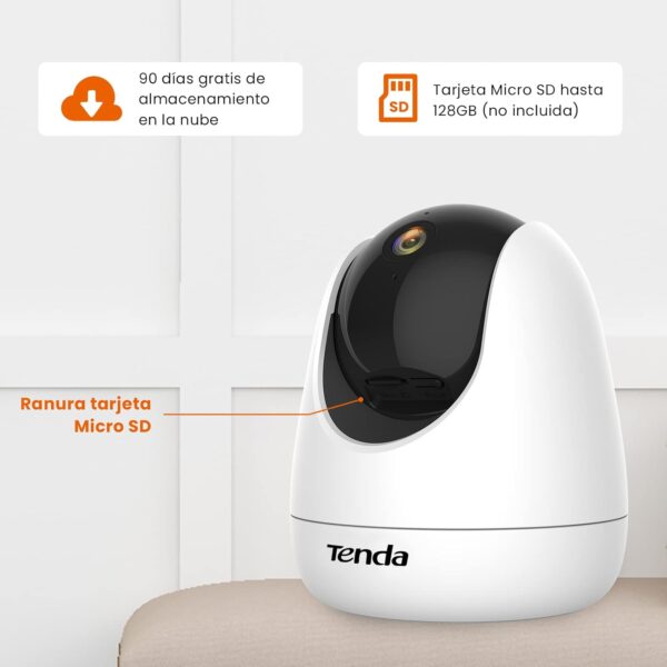 Tenda CP3 Cámara IP WiFi Vigilancia Interior 1080p - Cámaras de Seguridad Domo 360°, Visión Nocturna Detección de Movimiento, Audio Bidireccional, Compatible con Alexa, Camara Vigilancia para Mascota - Image 7
