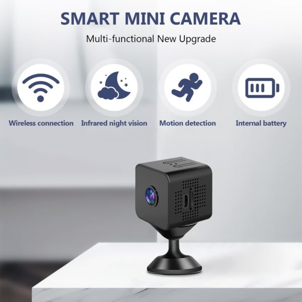 Bqweun 1080P Camaras Vigilancia Domicilio WiFi, Visión Nocturna, Detección de Movimiento, Camara Vigilancia WiFi Exterior, Camaras de Vigilancia sin Cables, Camara Vigilancia WiFi Interior (1) - Image 3