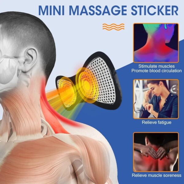 Masajeador de Cuello Eléctrico, 8 Modos y 19 Intensidades Masajeador de Cuello y Hombro con Pantalla Digital y Mando a Distancia, para Aliviar el Dolor de Espalda - Image 3