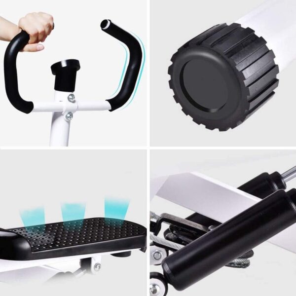 Máquina de Paso de Giro Mudo Ajustable con Barra de Manillar Hogar Multifuncional Deportes Cuerpo Salud Equipo de Fitness para Interiores - Image 2
