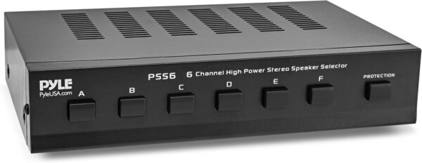 Pyle USA - Amplificador de Audio para el hogar, Receptor estéreo de Potencia para Cine en casa, Sonido Envolvente, PSS6EU