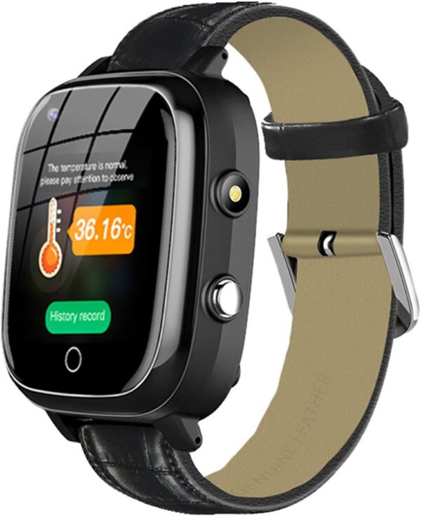 Reloj Inteligente con GPS 4G para niños Mayores, Monitor de presión ​Arterial de frecuencia cardíaca IP67 Impermeable rastreador SOS GPS Alzheimer Anti-perdida Relojes Regalo para papá mamá