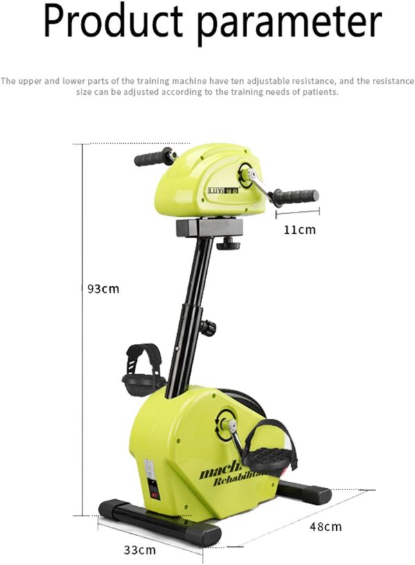 Wgwioo Pedal Eléctrico Ejercitador Médico Vendedor Ambulante, Fisioterapia Y Entrenador De Bicicleta De Rehabilitación Motorizada para Discapacitados, Discapacitados - Image 6