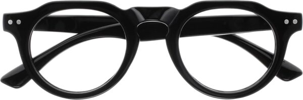OPULIZE RIO Gafas de Lectura con Filtro de Luz Azul - Montura Parte Superior Plana - Hombres y Mujeres - Bisagras de Muelle - B53-1