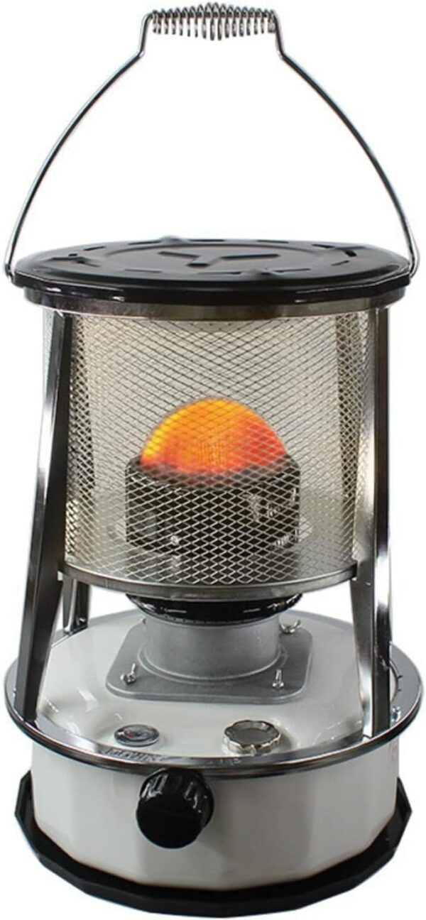 FDSAD Calentadores de queroseno para interiores, calentadores al aire libre para camping, tienda de acero inoxidable portátil, calefacción eficiente, calentador compacto para sala de oficina, 6L - Image 2