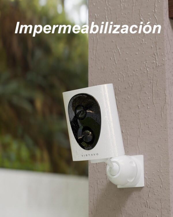 virtavo 2K Camara Vigilancia WiFi Exterior/Interior sin Cables batería Recargable, QHD, IA para detección, Larga duración en Espera, visión Nocturna en Color, detección de Movimiento PIR - Image 5