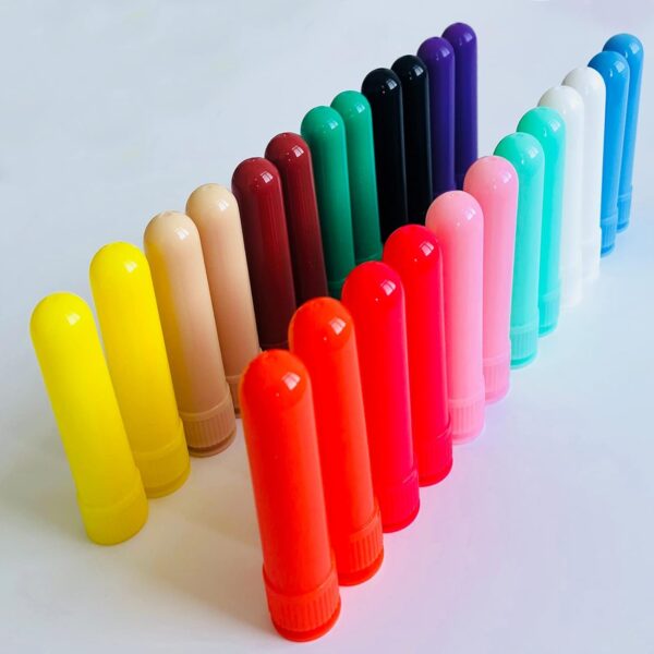 24 Piezas Tubos de Aceite Esencial, Inhalador Nasal de Tubos de Aceite Esencial, Inhalador Recargable, para Relajar el Cuerpo y Ayudarlo a Dormir - Image 6