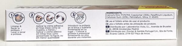 Crema Adhesiva Doble Acción de Kukident compatible |Para Dentaduras Postizas| 60gr,-Pack 2Un. - Image 2
