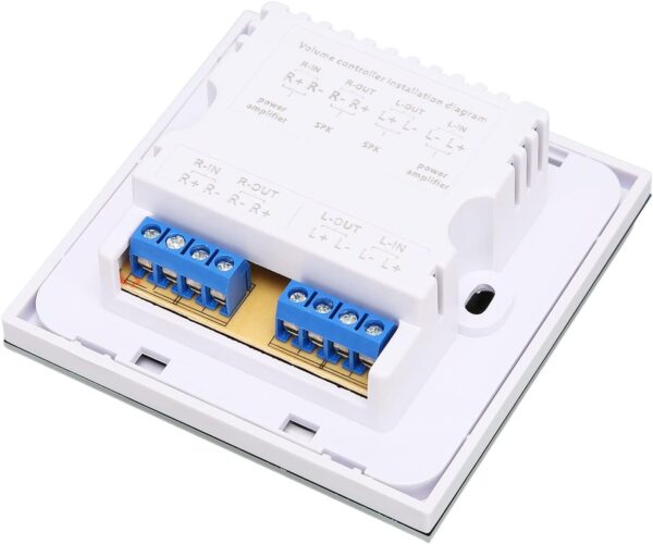 Control de Volumen de Pared, Controlador de Volumen de Hogar Inteligente con Botón Giratorio, Ajuste de Volumen de 5 Niveles, Interruptor de Sintonización de Música de Fondo para Altavoces Domésticos, - Image 4