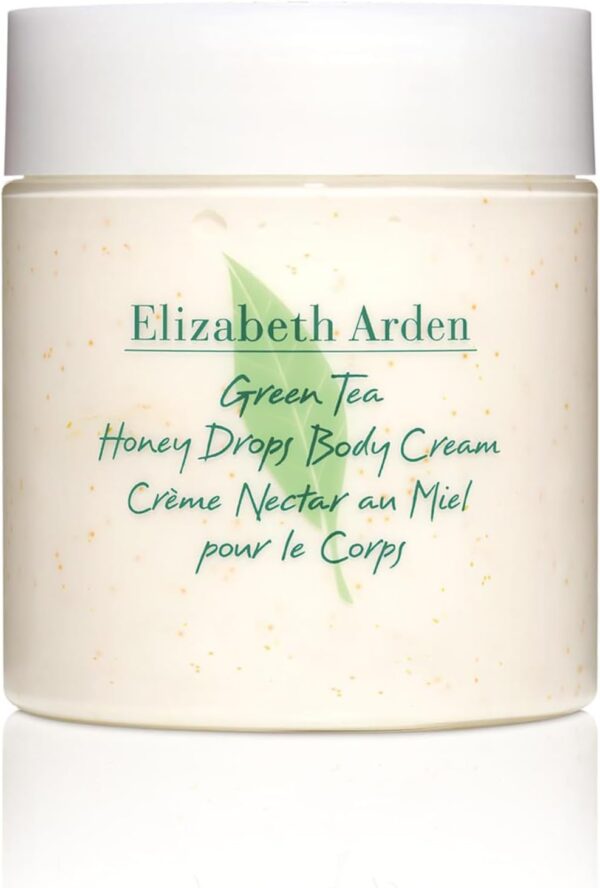 Elizabeth Arden - Green Tea Honey Drops, Crema Hidratante Corporal con Gotas de Miel y Extracto de Té Verde, Revitaliza e Hidrata, Refresca y Alivia, Regenera hasta la Piel más Seca, 500ml