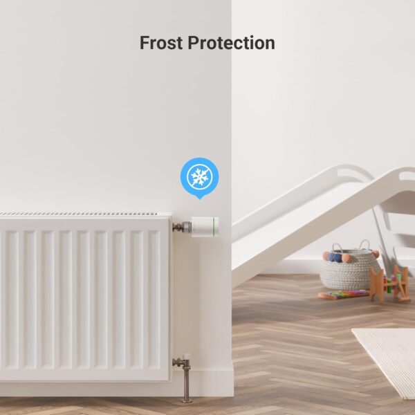EZVIZ Válvulas Termostaticas WiFi Inteligente, Kit de 2 Termostatos de Radiador con A3 Puerta de Casa, Control de Calefacción Energética Eficiente, DIY Instalación, Automatización del hogar, T55 Kit - Image 4