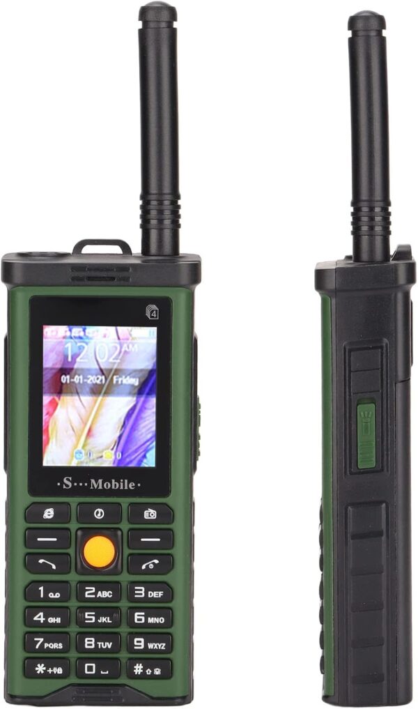 Teléfono Celular con Botón Grande, Teléfono Inteligente Retro 2G Teléfono Celular Desbloqueado Teléfono Móvil para Personas Mayores Batería de Capacidad de 2400 MAh para Personas Mayores(Verde) - Image 9