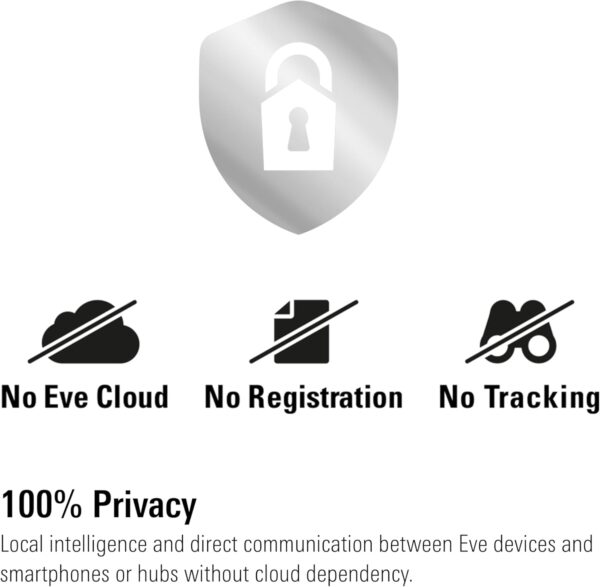 Eve Outdoor CAM (White Edition) – cámara Segura con Foco, máxima Seguridad y privacidad (HomeKit Secure Video), visión Nocturna, Wi-Fi, Sensor de Movimiento, comunicación bidireccional - Image 10