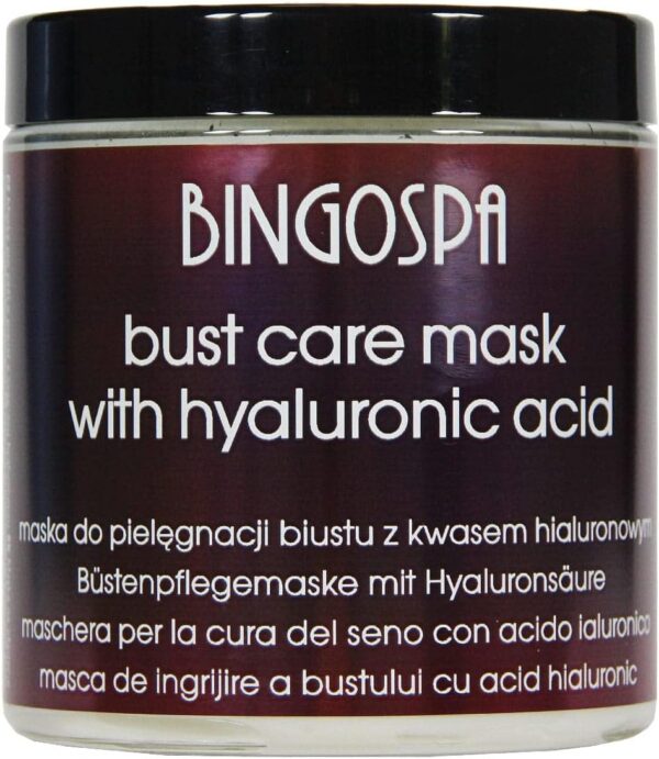 Mascarilla para el cuidado del busto con ácido hialurónico 250g BINGOSPA