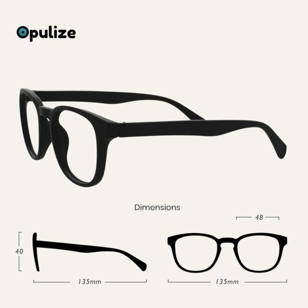 OPULIZE Pop Pack 3 Retro Redondo Mate Suave Pink Púrpura Verde Hombres Mujeres Gafas De Lectura RRR2-456 - Image 2