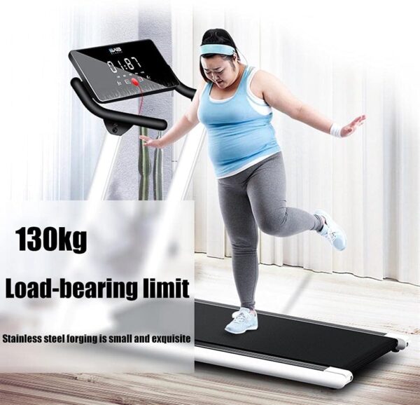ZXQZ máquinas de Cardio Rueda de Andar, Running Machine con Pantalla LED y Columna de Choque Respiratorio, Equipo de Fitness Multifuncional Plegable para Uso Doméstico - Image 4
