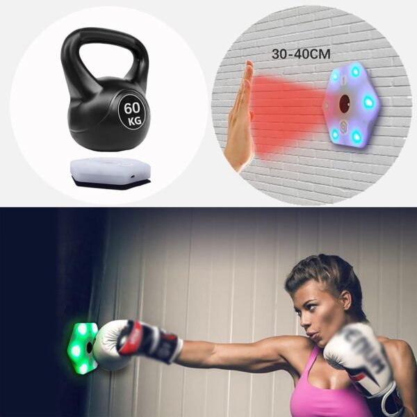BOBVB Luces Inteligentes De Entrenamiento De Velocidad De Reacción Ágil, Luces De Reacción, Que Mejoran El Tiempo De Reacción, El Estado Físico, La Velocidad Y La Agilidad, para Entrenadores(4 Luces) - Image 7