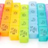 Pastillero Semanal de 4 Tomas Diarias en español, Cerrado Herméticamente Organizador Medicamentos 28 Compartimentos Certificado Alimentario Para La Memoria, Dosificador Pastillas, Viaje - Image 2