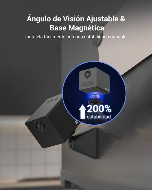 EZVIZ Camara Vigilancia WiFi Interior sin Cables, 1080P Cámara Batería 2000 mAh, Detección de Movimiento Humano PIR, Visión Nocturna Infrarroja, Audio de 2 Vias,Soporta Tarjeta SD hasta 512GB,CB2 - Image 3