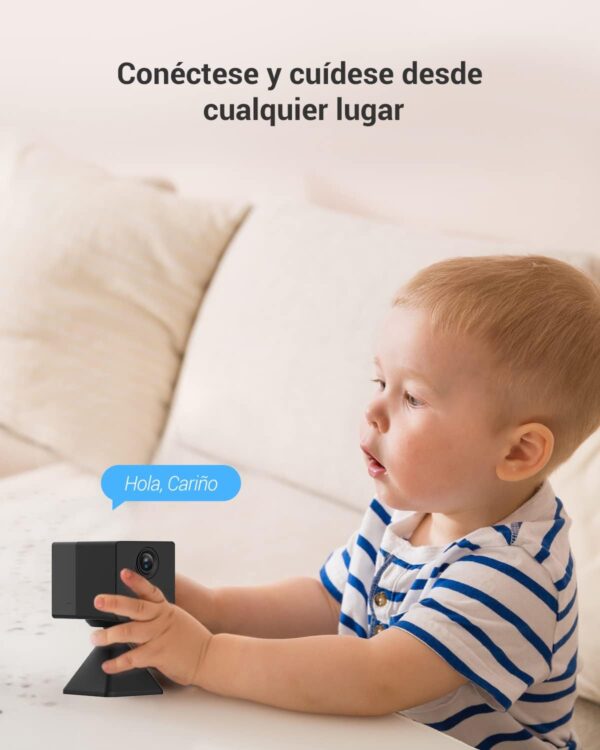 EZVIZ Camara Vigilancia WiFi Interior sin Cables, 1080P Cámara Batería 2000 mAh, Detección de Movimiento Humano PIR, Visión Nocturna Infrarroja, Audio de 2 Vias,Soporta Tarjeta SD hasta 512GB,CB2 - Image 8