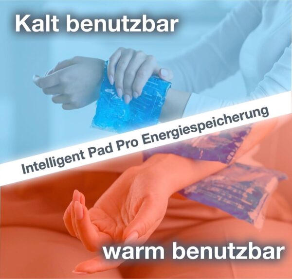 Juego de 5 almohadillas de refrigeración para frío y caliente - compresas de gel (5x azul) - Image 3
