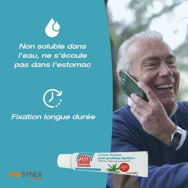Fittydent - Crema fija para dentaduras postizas (40 g) - Image 3