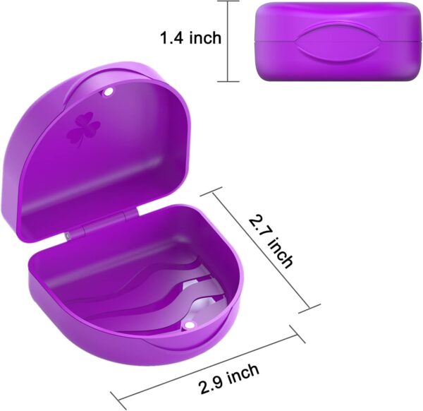 Caja de sujeción para llaves (también para férulas de mortera, férula), 1 caja KFO (morado). - Image 2