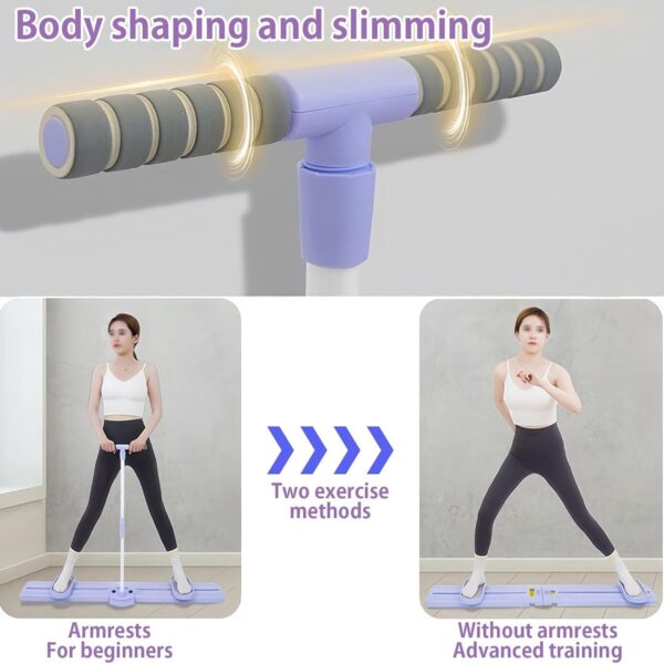 Máquina de esquí Entrenamiento del suelo pélvico,Máquina de entrenamiento de esquí for interiores,Dispositivo de entrenamiento for fortalecimiento muscular del suelo pélvico for mujeres,Máquina de pie - Image 6