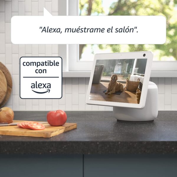 Blink Mini Pan-Tilt Cámara | Cámara de seguridad inteligente orientable, interior, con enchufe, audio bidireccional, vídeo HD y detección de movimiento, compatible con Alexa (negra) - Image 5
