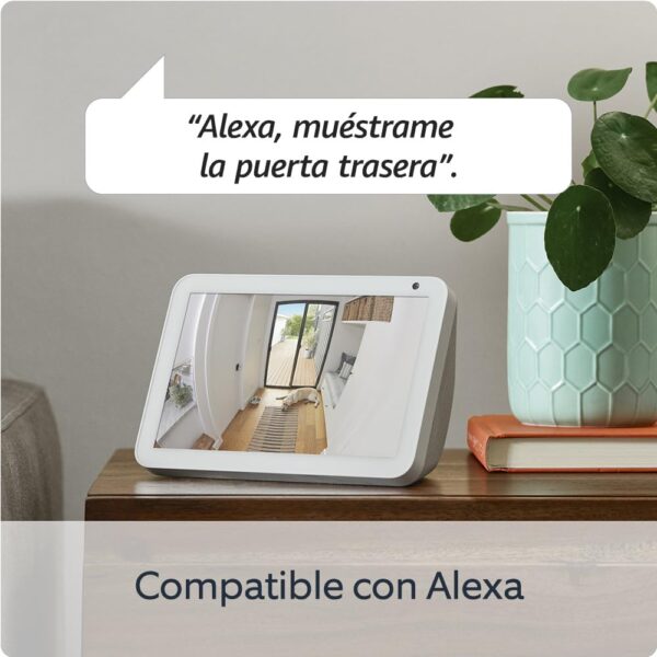 Ring Cámara interior (Indoor Camera 2.ª gen.) | Cámara de vigilancia wifi con enchufe para mascotas | Vídeo 1080p HD, comunicación bidireccional, cubierta de privacidad | 30 días gratis de Ring Home - Image 7