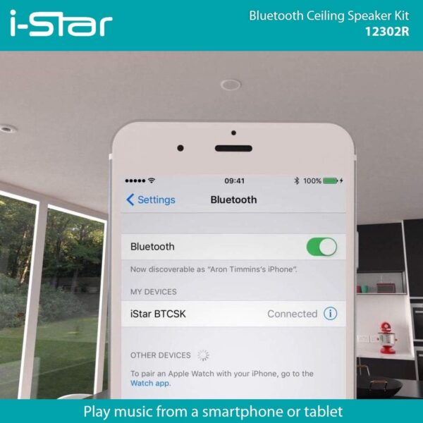 I-STAR Altavoces Bluetooth Empotrable de Techo Bluetooth Kit Completo con Módulo Bluetooth - Image 2