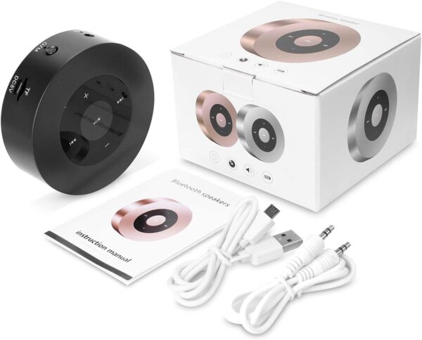 AICase - Altavoz Bluetooth portátil, Mini Altavoz Bluetooth (A8, Negro) - Image 7