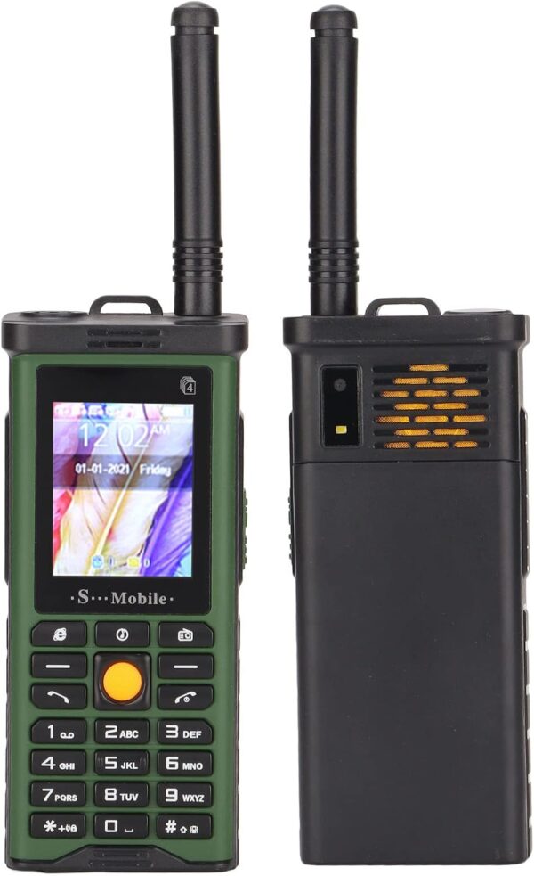 Teléfono Celular con Botón Grande, Teléfono Inteligente Retro 2G Teléfono Celular Desbloqueado Teléfono Móvil para Personas Mayores Batería de Capacidad de 2400 MAh para Personas Mayores(Verde) - Image 8