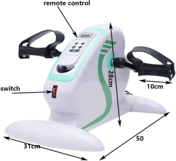Bicicleta De Entrenamiento Ejercitador De Pedales Portátil para Pies Y Piernas, Bicicleta Eléctrica para Ejercicios De Rehabilitación, Entrenador De Piernas En Casa para Personas Mayores - Image 8