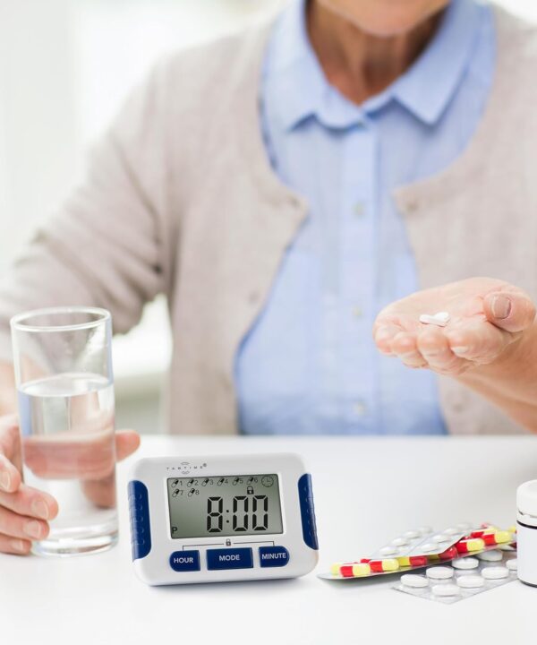 TabTimer (instrucciones en español), hasta 8 alarmas al día, herramienta esencial para personas con enfermedad de Parkinson - Image 6