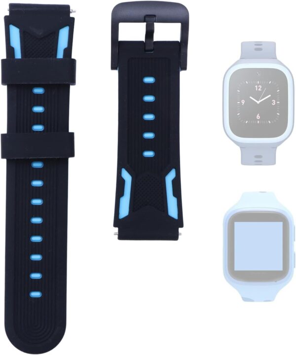 Woedpez Correa de reloj de silicona suave y cómoda para teléfono móvil, 16 mm de ancho para niños, correa de reloj de teléfono móvil cómoda - Image 2